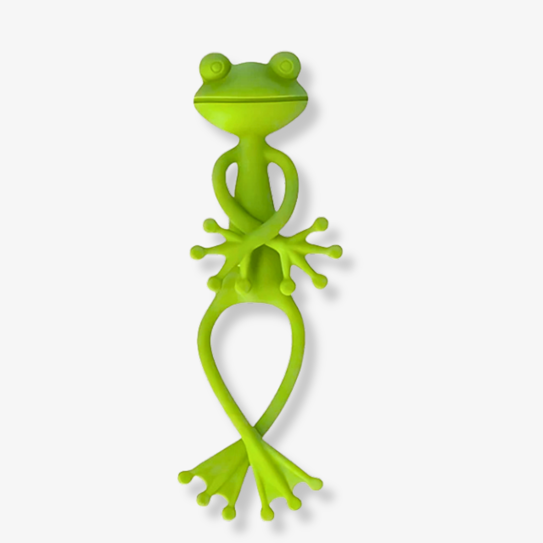 Tuteur décoratif mamie frog sur fond blanc