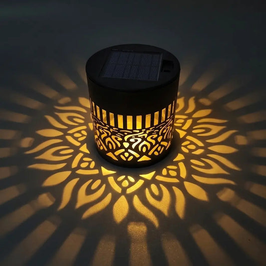 Fleur de Lumière lampe solaire décorative jardin projections florales | Jardin de Mamie