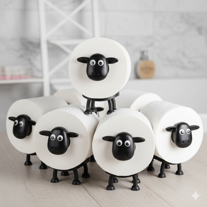 Mon petit mouton porte-rouleau papier toilette lot décoration WC | Jardin de Mamie