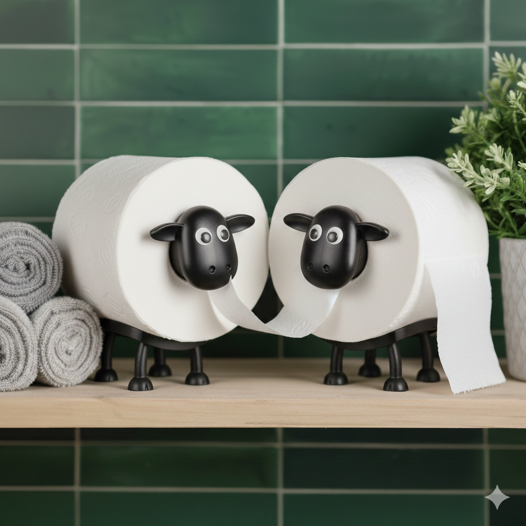 Mon petit mouton distributeur papier hygiénique drôle original | Jardin de Mamie