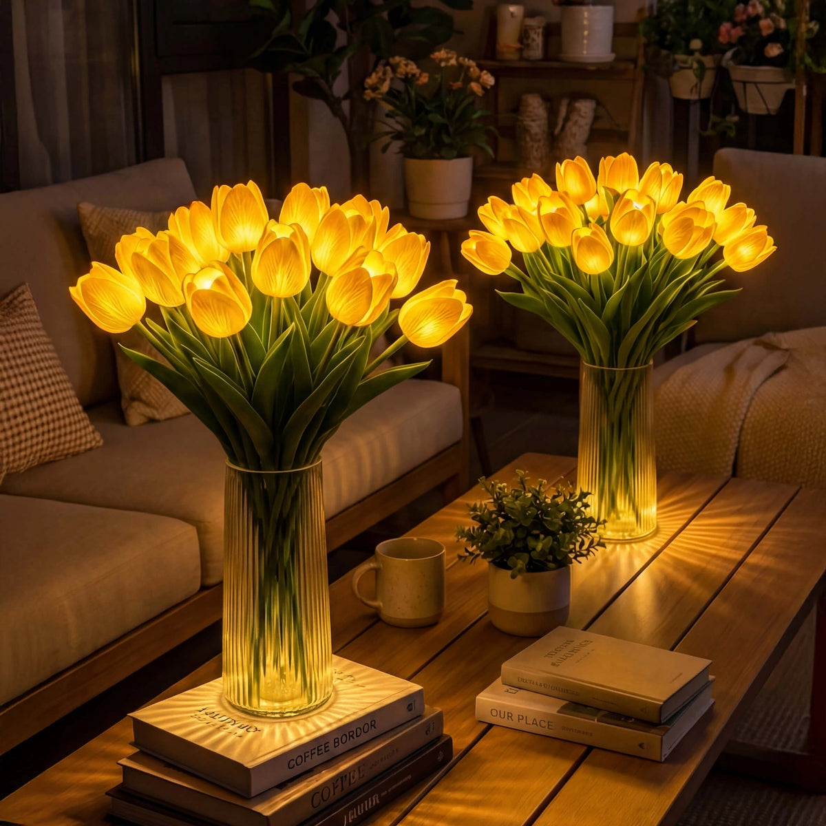 Bouquet de Lumière décoration lumineuse intérieur salon cosy | Jardin de Mamie