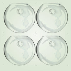 Bulles de Boutures, lot de 4 bulles en verre